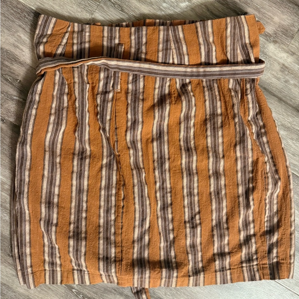 Sold! Miami- Striped Button-Front Skirt - Picture 3 of 5